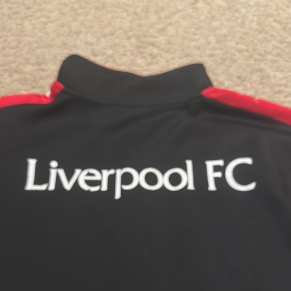 Liverpool Black and Red Varsity Jacket - Picture 8 of 9